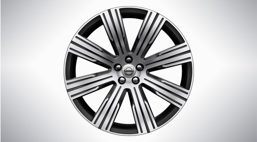 21" 8 radios Multi Spoke Black Diamond Cut - 1081 